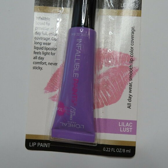 Loreal Infallible Purple Lilac Lust Lip Paint Lipstick .22 Oz 071249339664 NEW - Picture 3 of 4